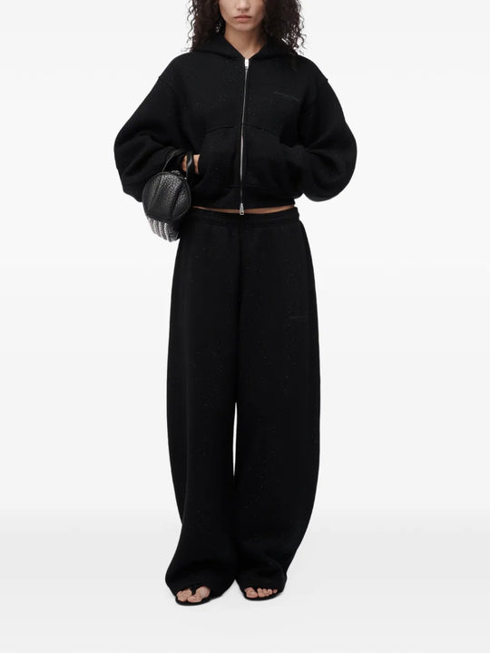 Black hoodie, front view