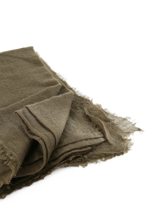 Close up of Brown scarf, showing detail
