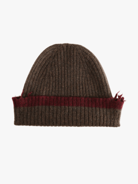 Brown hat, front view
