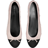 Pink shoes, front view