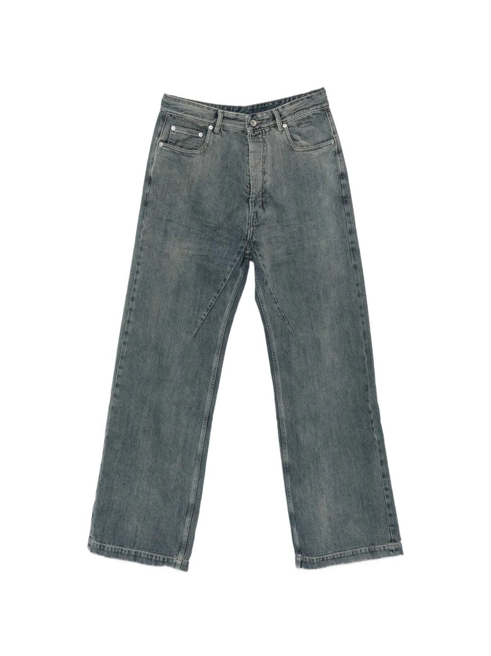 Blue pants, front view