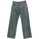 Blue pants, front view