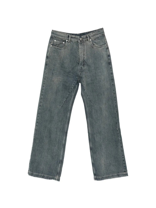 Blue pants, front view