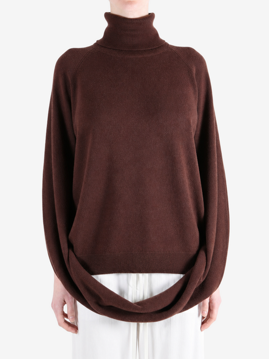 Brown top, front view