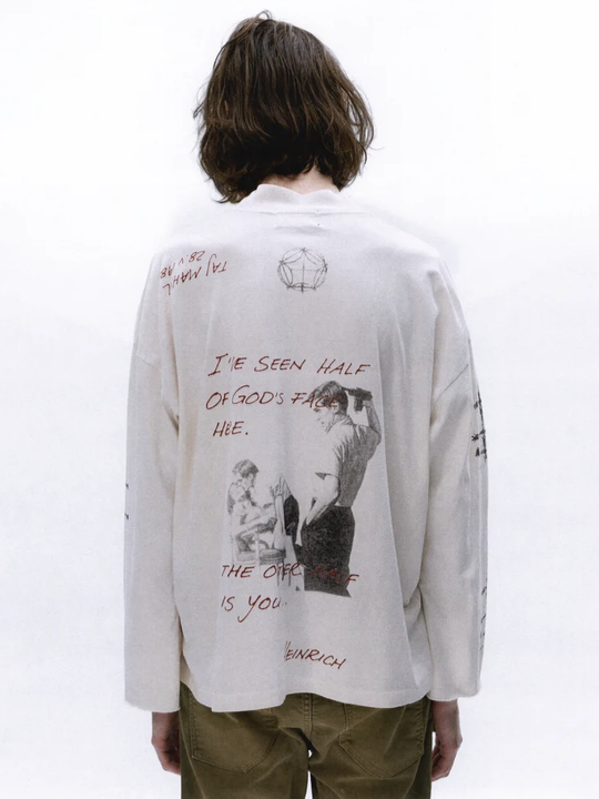 White t-shirt, front view