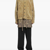 Tan jacket, full body view