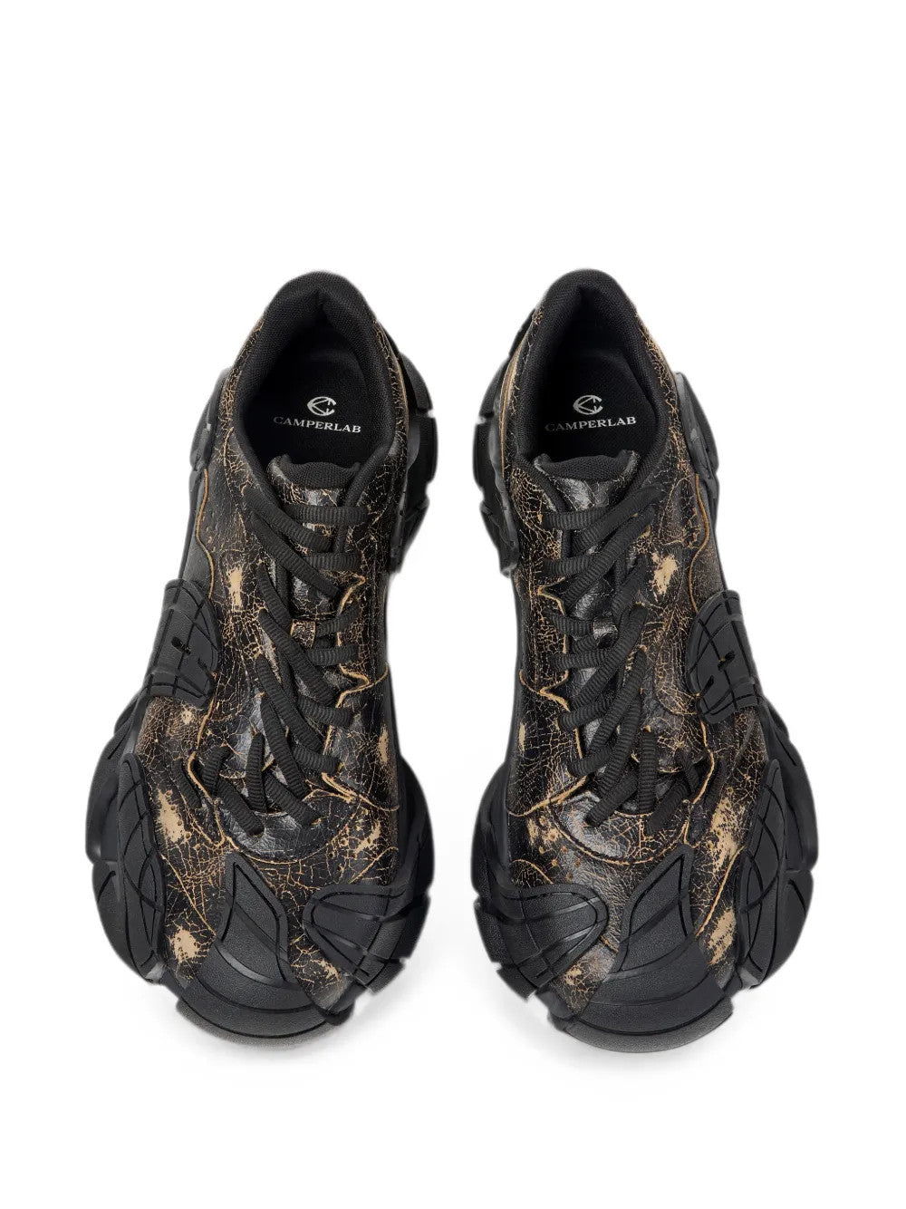 Black shoes, front view