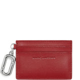 Red accessories, front view