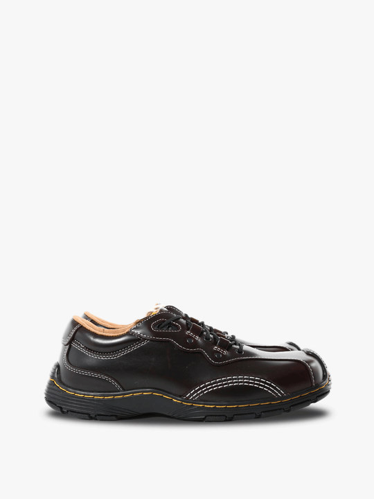 Brown shoes, side view