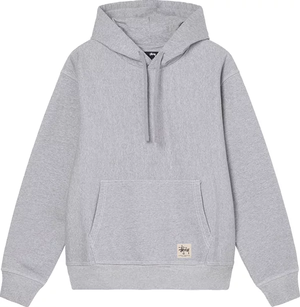 STUSSY - Men Contrast Stitch Label Hoodie