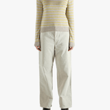 Yellow knitwear, full body view