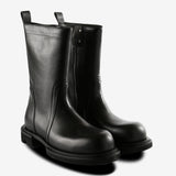 Black boots, side view