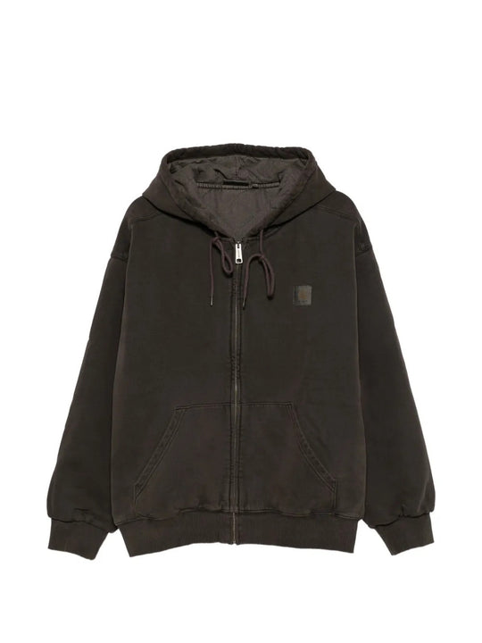 Brown jacket, front view
