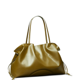 Gold handbag,side view