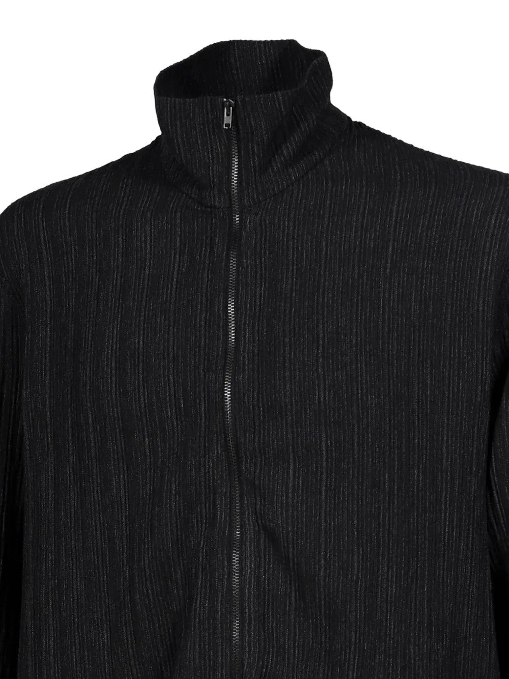 Black jacket, front view