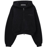 Black hoodie, front view