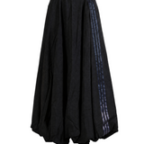 Black skirt, full body view