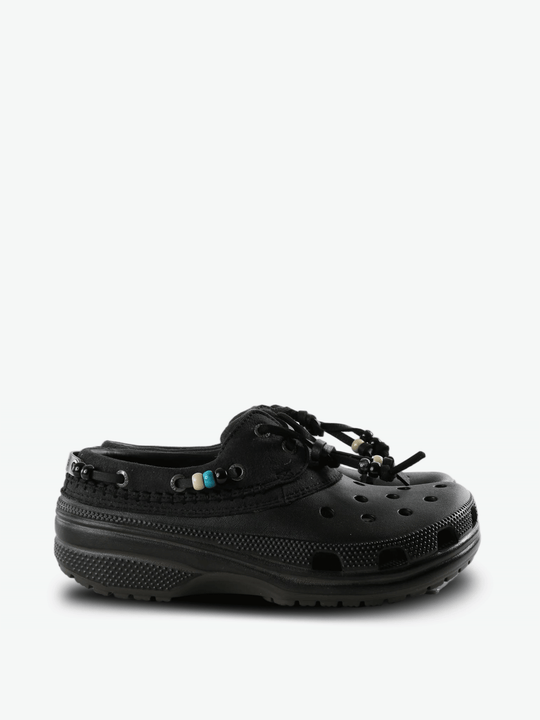 Black shoes, side view