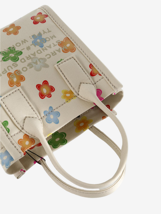 Tan bag, front view