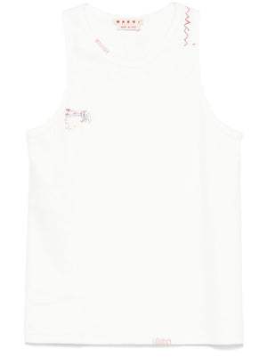 MARNI - Men Ribbed Cotton Tank Top