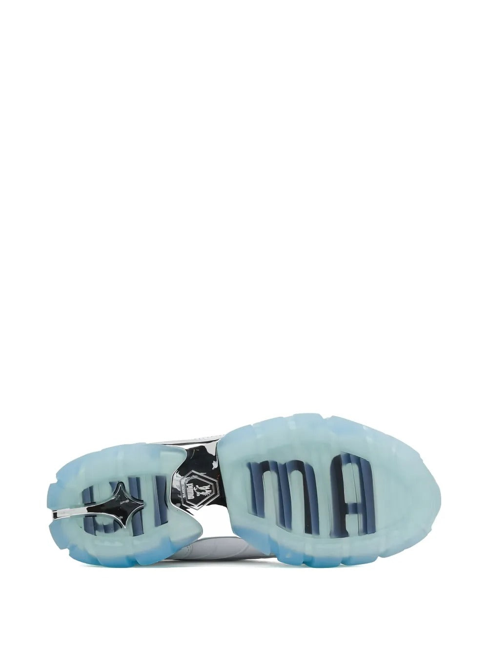 White sneakers, sole view