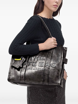 MARC JACOBS - Women The Large Metallic Distressed Leather Tote Bag