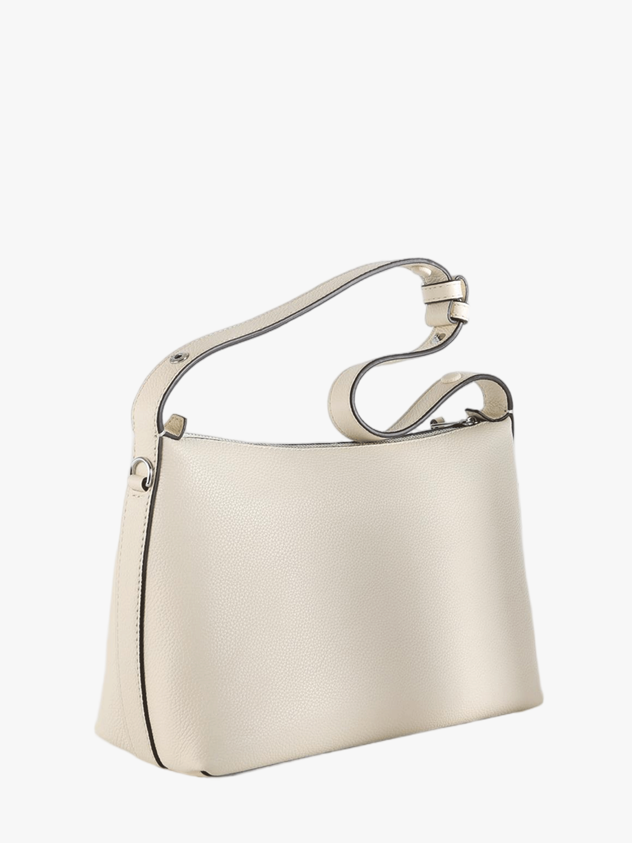 Tan bag, front view