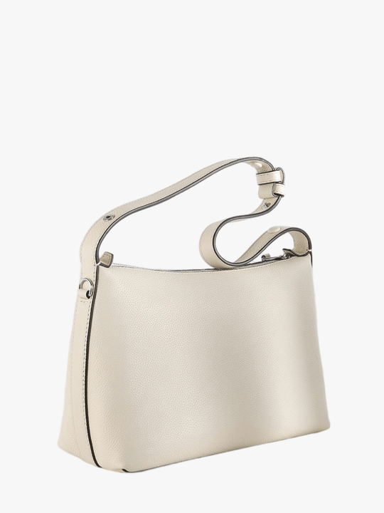 Tan bag, front view