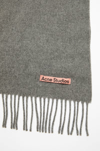 ACNE STUDIOS - Unisex Fringe Oversized Wool Scarf