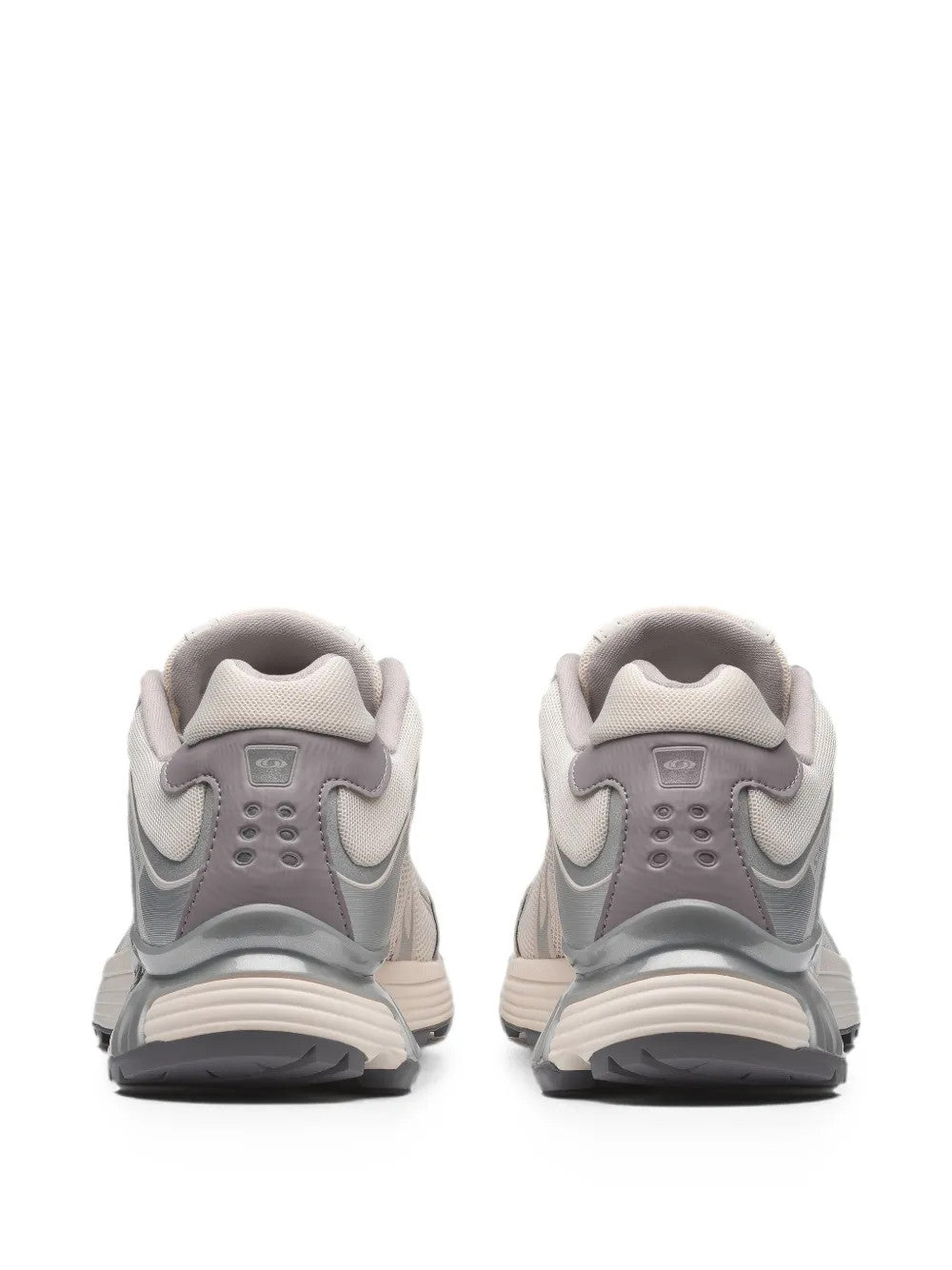 Tan shoes, back view