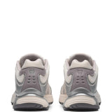 Tan shoes, back view