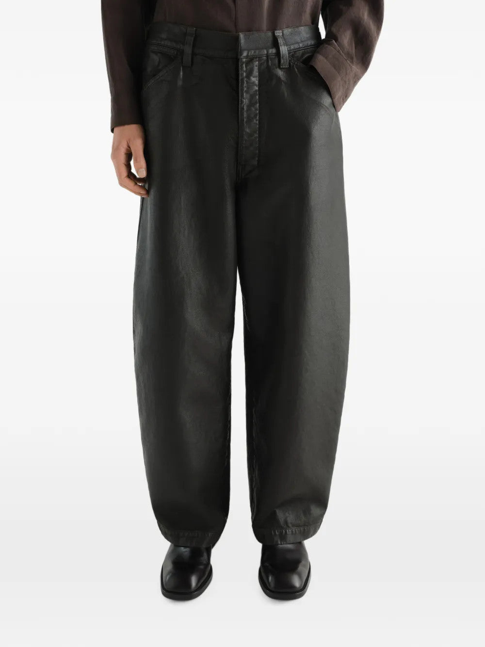Black pants, full body view