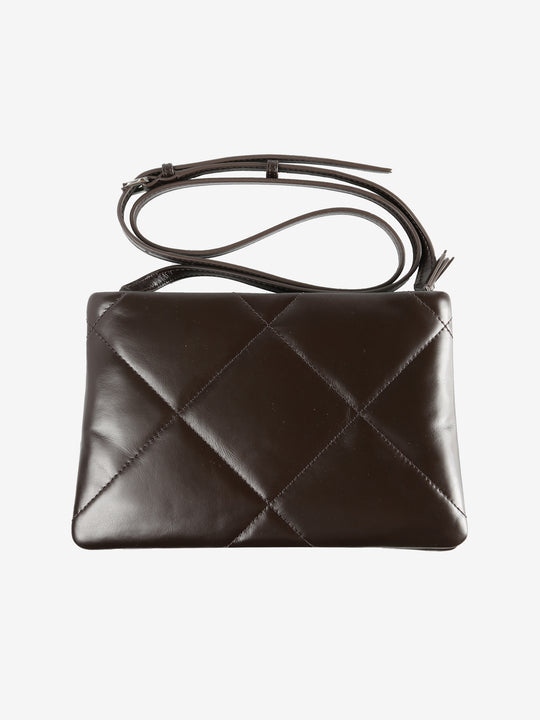 Brown bags, back view