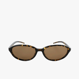 Brown eyewear, front view