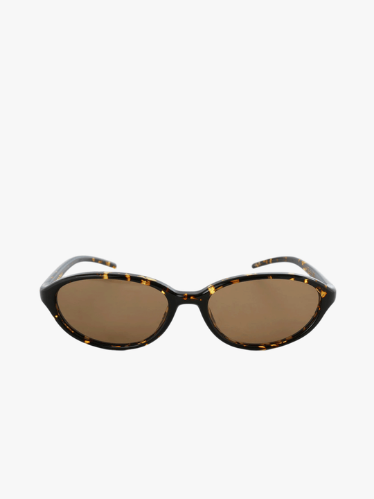 Brown eyewear, front view