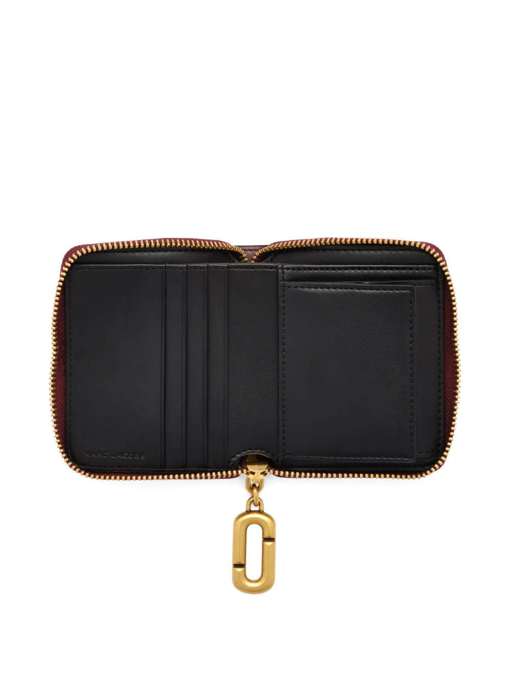 Burgundy accessories, front view