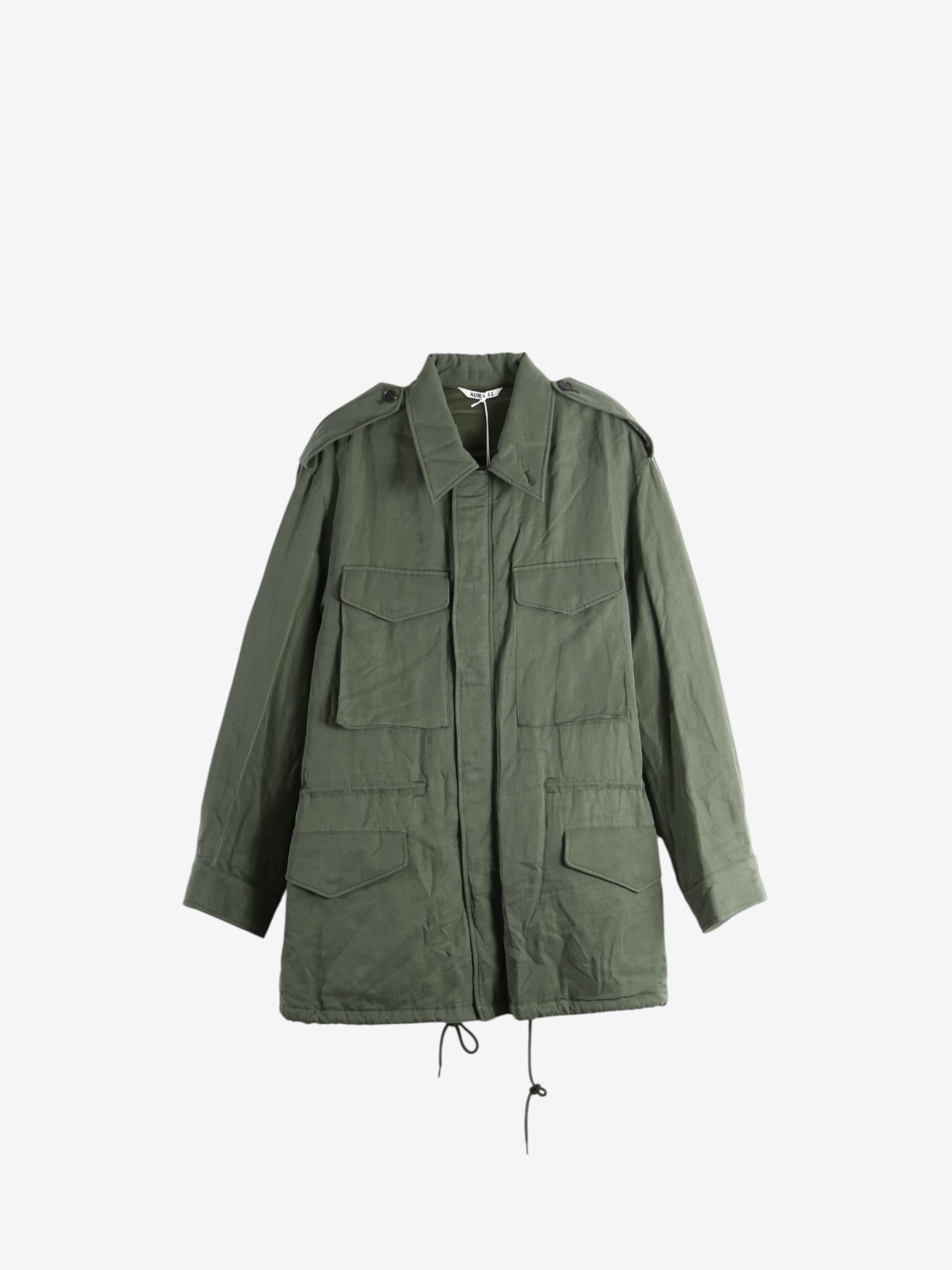 Green jacket, front view