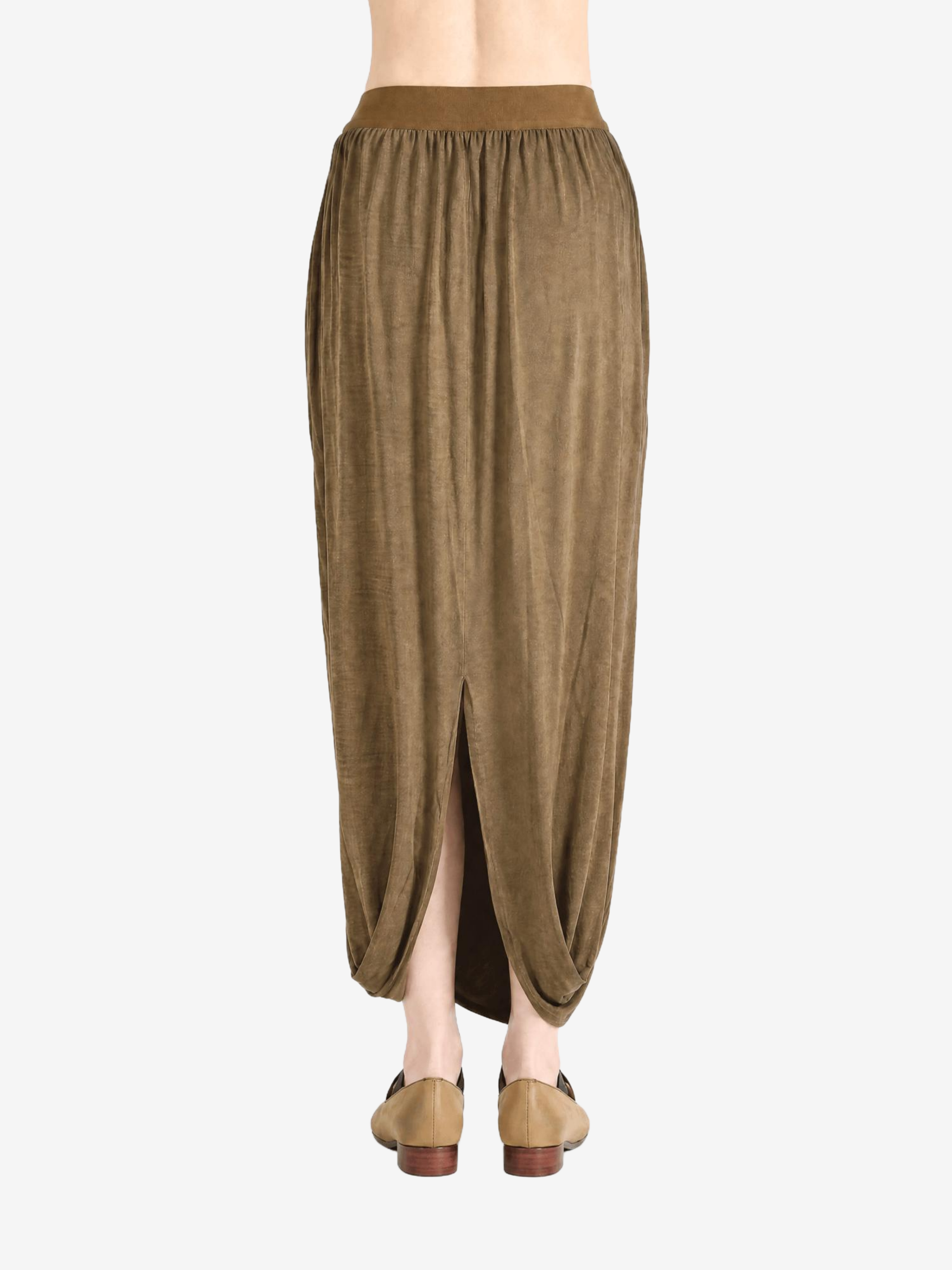 Brown skirt, front view