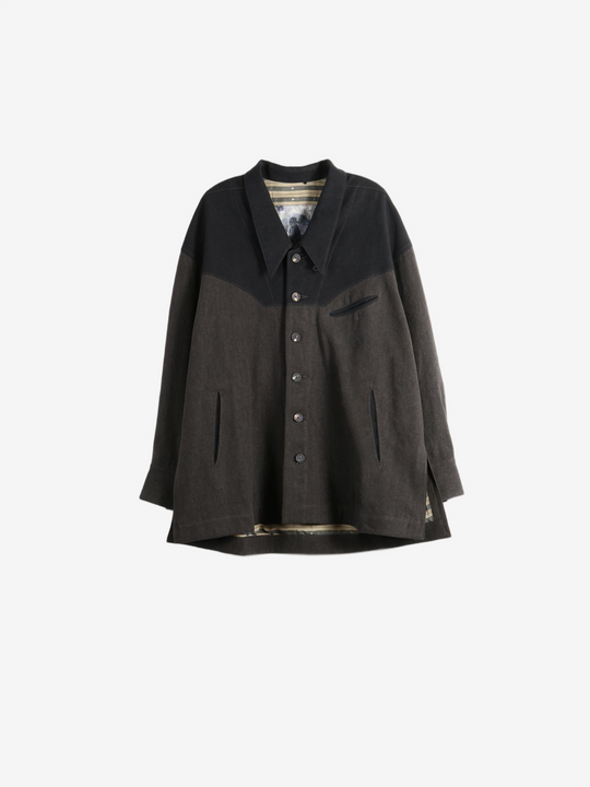 Black jacket, front view