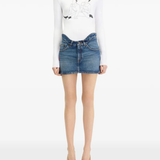 White top, full body view