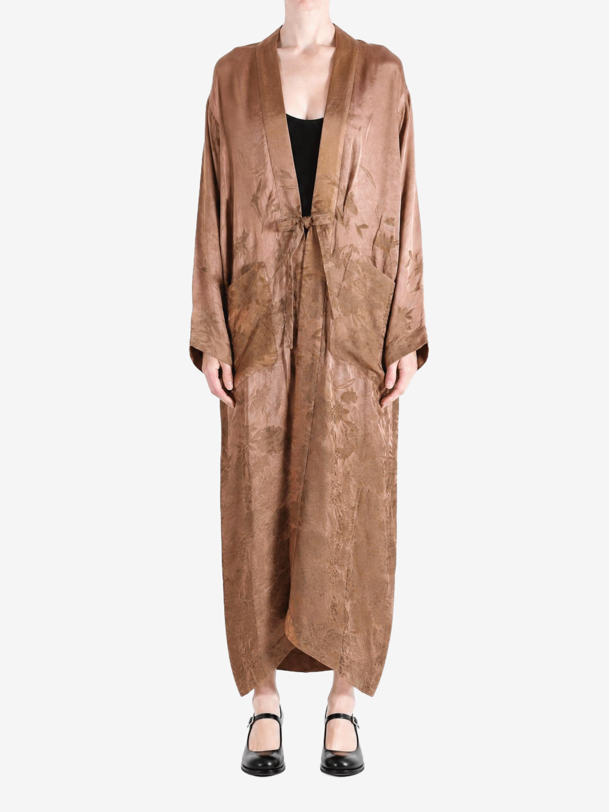 Brown jacket, front view