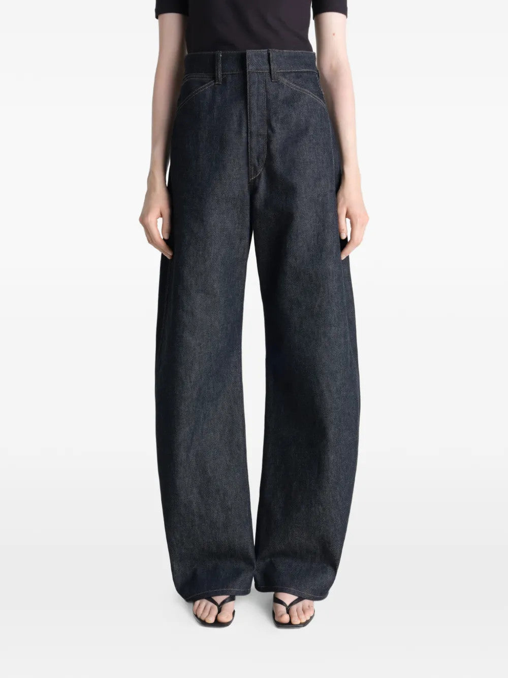 Black pants, full body view