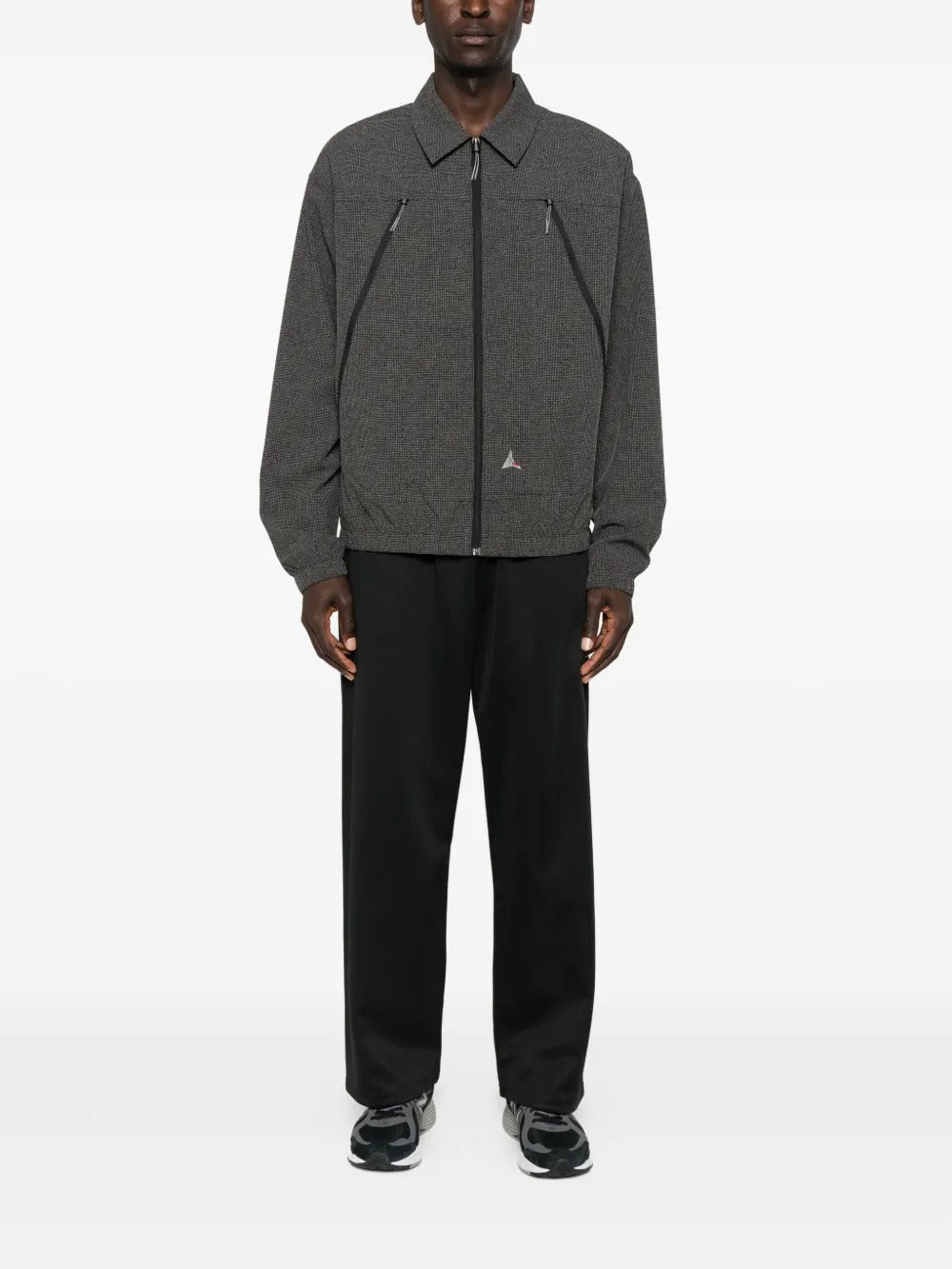 Black shirts, full body view