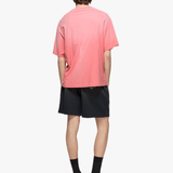 Pink t-shirt, full body view