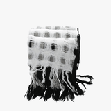 Black scarf, front view