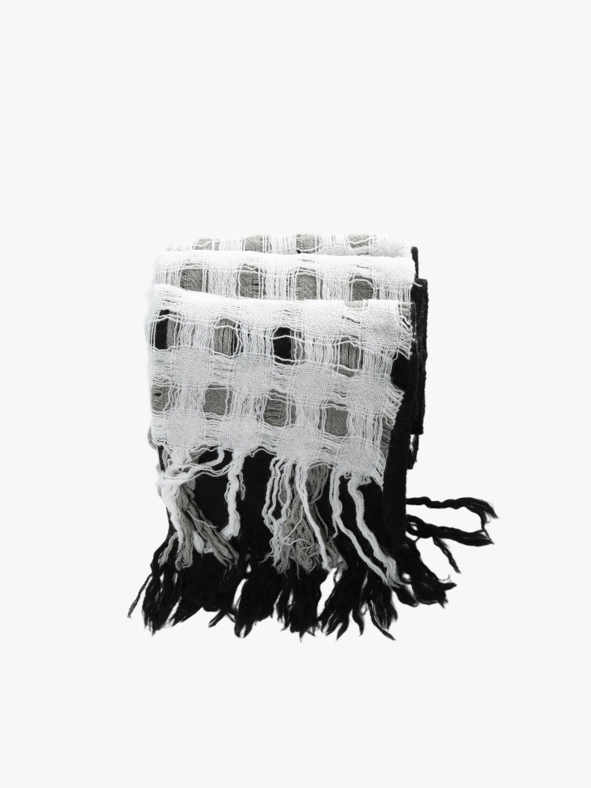 Black scarf, front view
