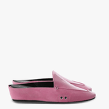 Pink shoes, side view