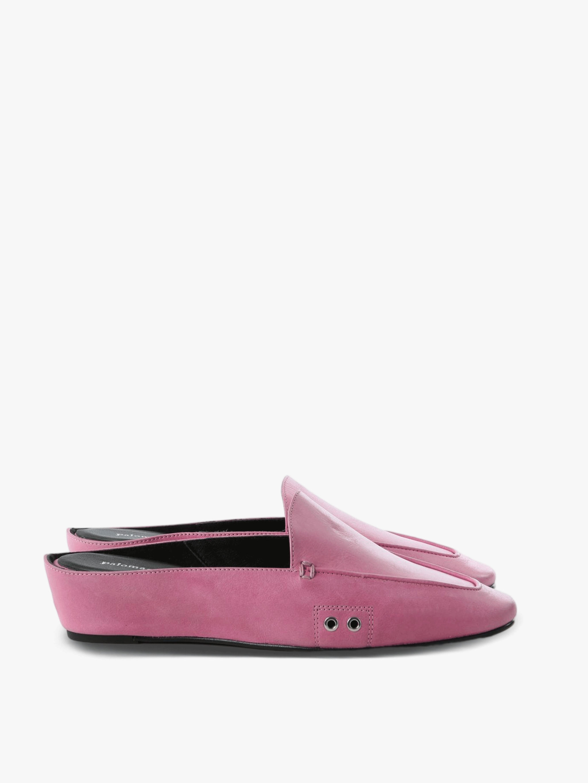 Pink shoes, side view