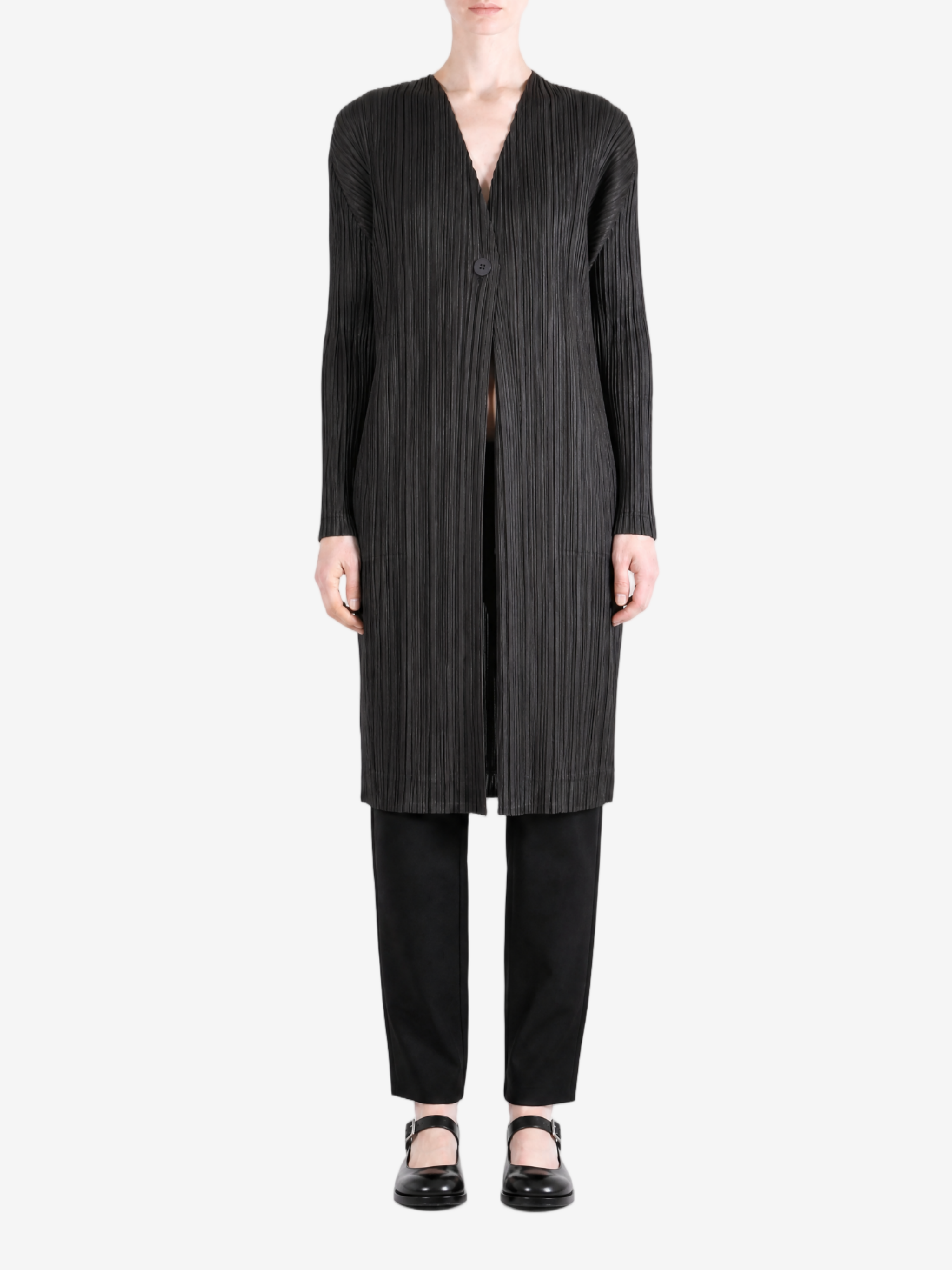 Black jacket, full body view
