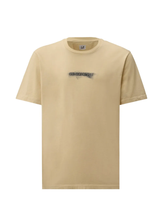 Tan t-shirt, front view